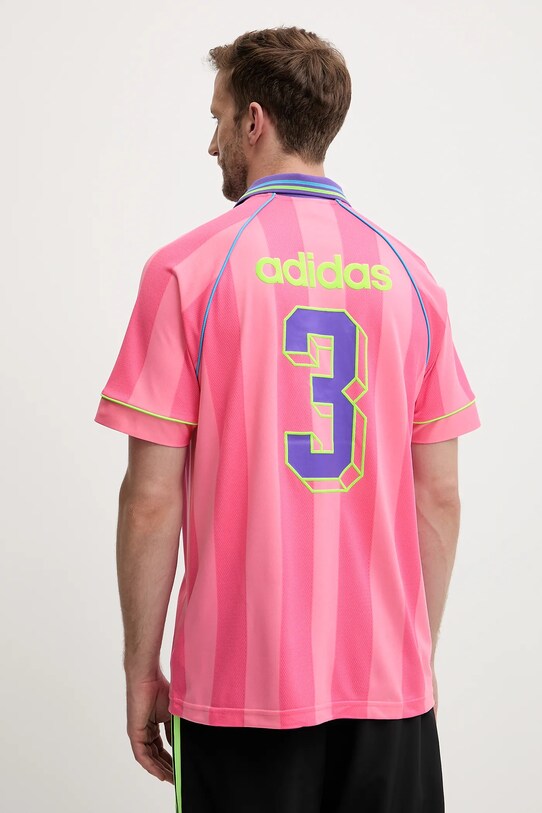 Odzież adidas Originals polo Jcquard Jersey KD2255 różowy