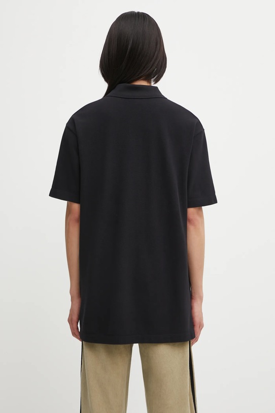 Odzież Maison Kitsuné polo bawełniane Maison Kitsune Handwriting Comfort MM00201KJ7010 czarny
