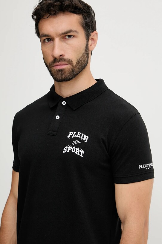 Îmbrăcăminte PLEIN SPORT tricou polo PS25MPL01 negru