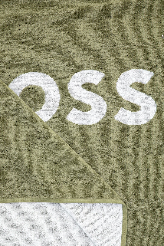 Łazienka BOSS ręcznik bawełniany 50540419 zielony