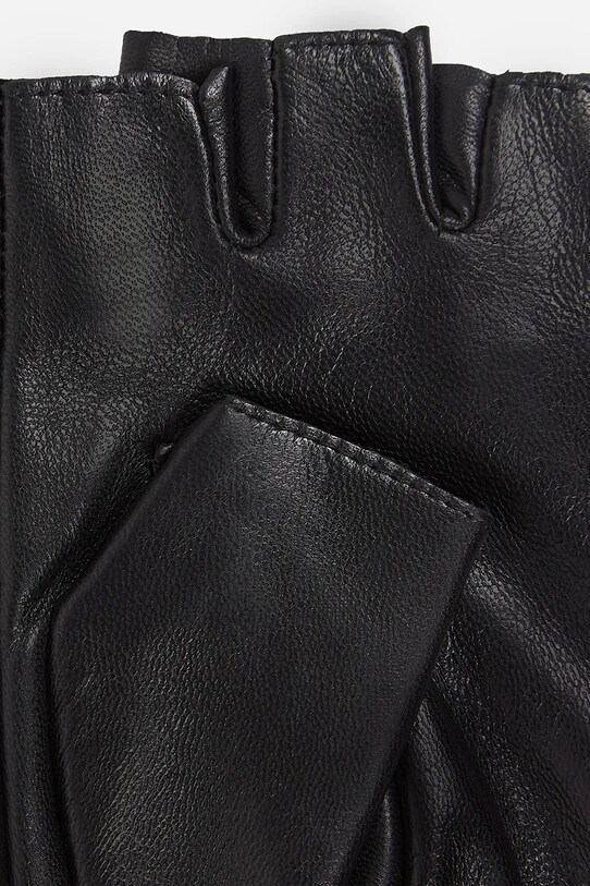 Karl Lagerfeld mitenki skórzane czarny A2W33050