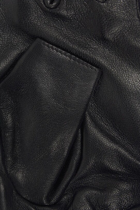 Δερμάτινα γάντια Karl Lagerfeld μαύρο A2W33064
