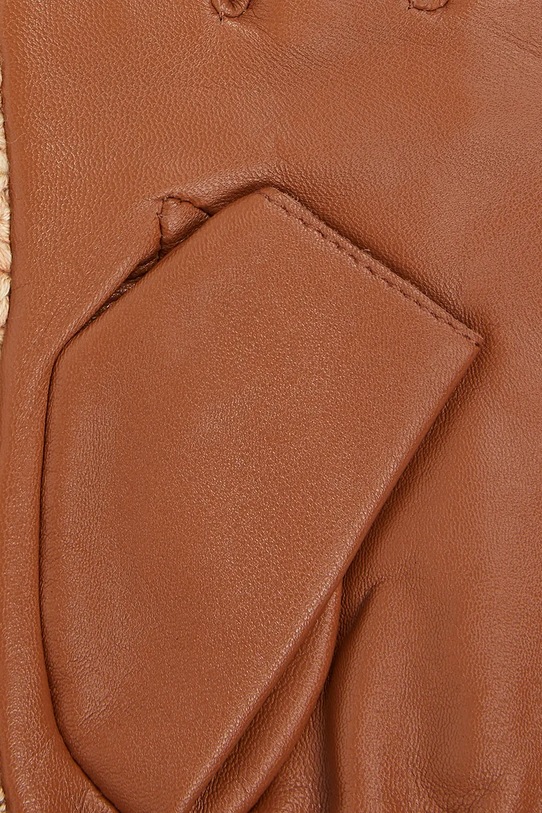 Rukavice Karl Lagerfeld smeđa A2W33005