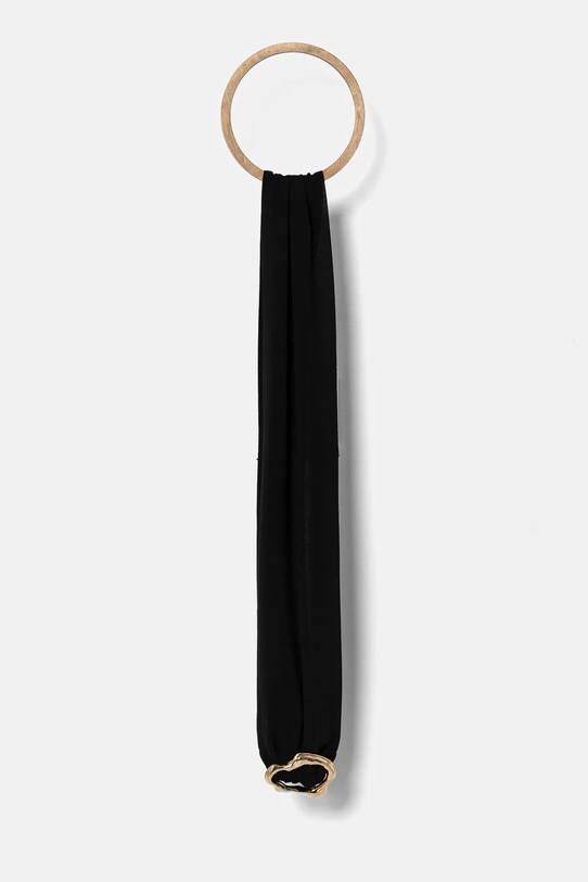 Patrizia Pepe szalik 8F0047.AD08 czarny SS25