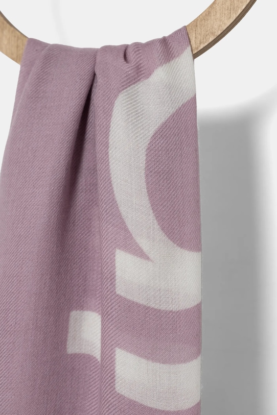 Calvin Klein esarfa cu un amestec de casmir K60K612875 violet SS25