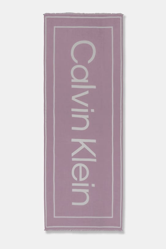 Accesorii Calvin Klein esarfa cu un amestec de casmir K60K612875 violet