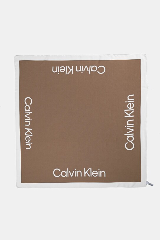 Šatka Calvin Klein K60K612882 béžová SS25