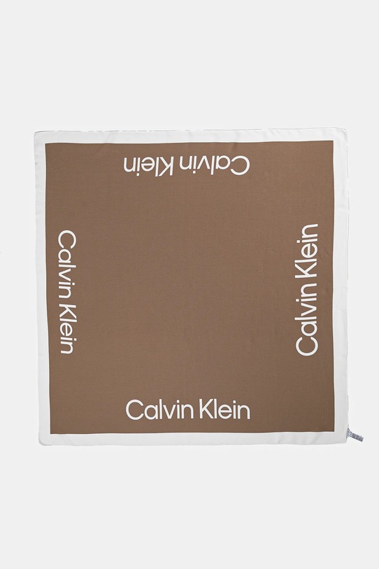 Šátek Calvin Klein K60K612882 béžová SS25