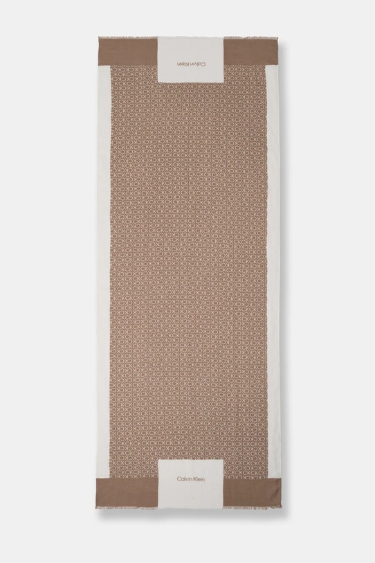 Αξεσουάρ Κασκόλ με λινό Calvin Klein K60K612895 μπεζ