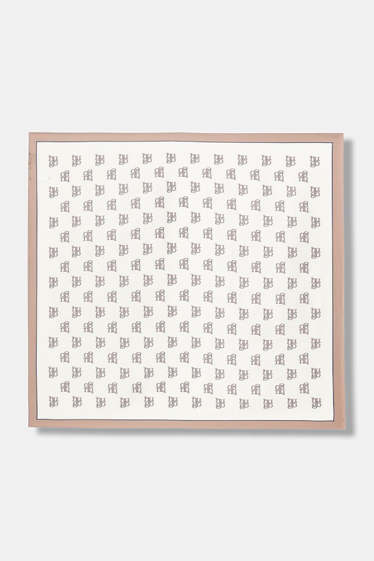 HUGO chusta Auraize tkanina beżowy 50535470