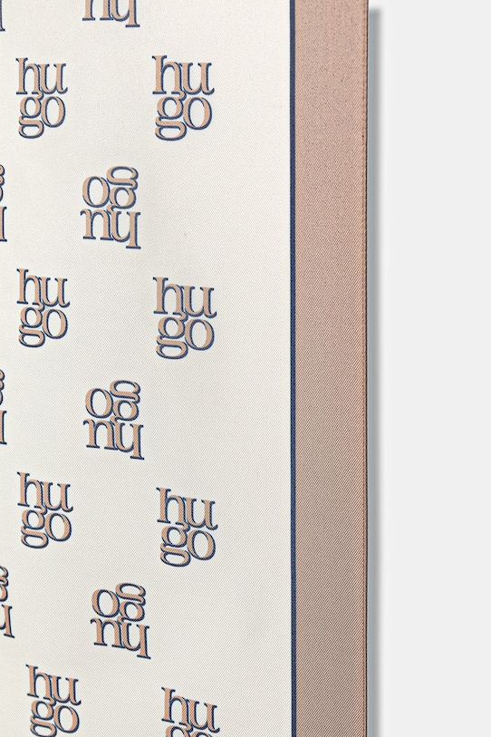 HUGO chusta Auraize 50535470 beżowy AW25