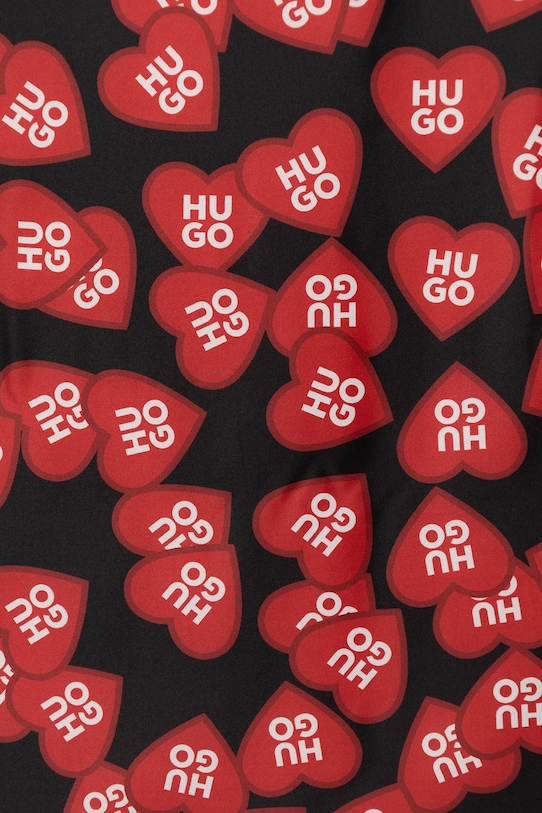 Тънък шал HUGO Auraize 50535470 червен AW25