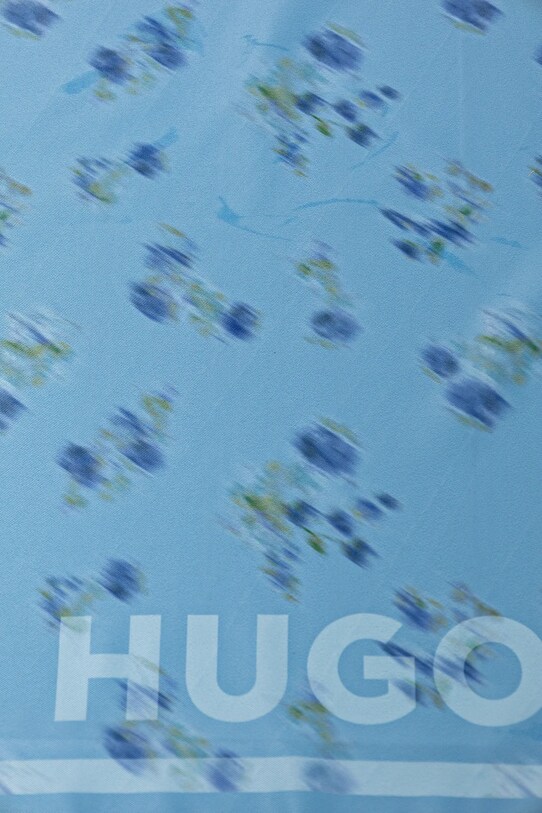 HUGO chusta 50535470 niebieski SS25