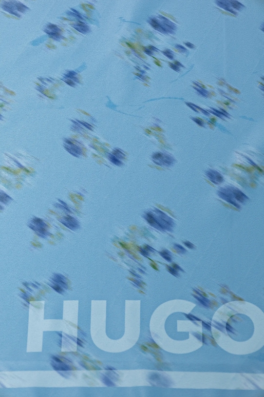 Платок HUGO 50535470 голубой SS25