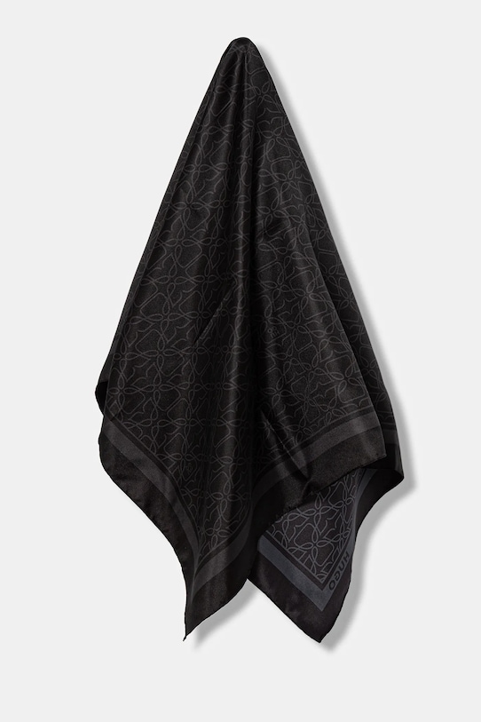 HUGO eșarfă panza negru 50535470