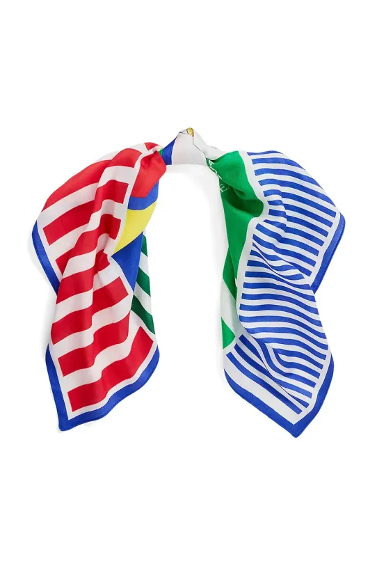 Šatka s prímesou hodvábu Polo Ralph Lauren 455970325 viacfarebná SS25