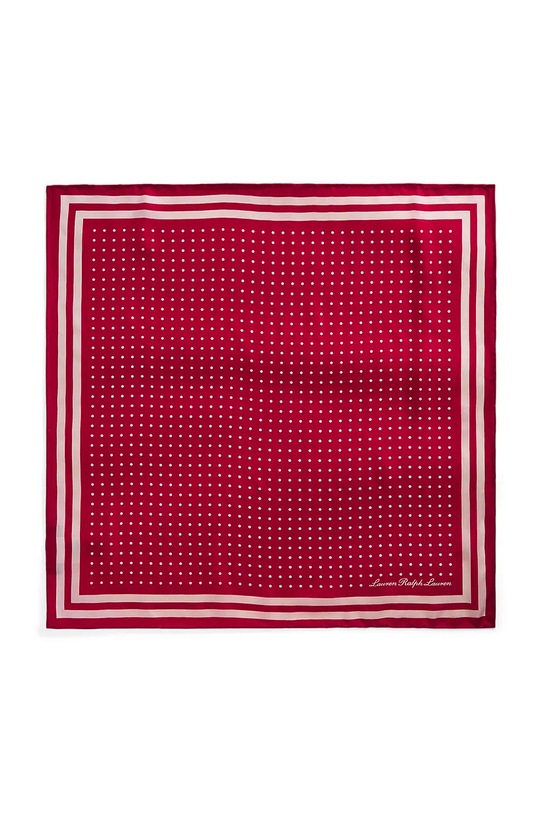 Svilena ruta Lauren Ralph Lauren 454966210 rdeča SS25