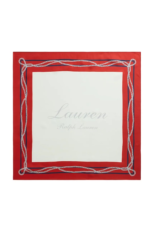 Lauren Ralph Lauren esarfa de matase 454966214 rosu SS25