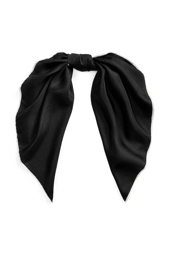 Шовкова хустка Lauren Ralph Lauren тканина чорний 454966215