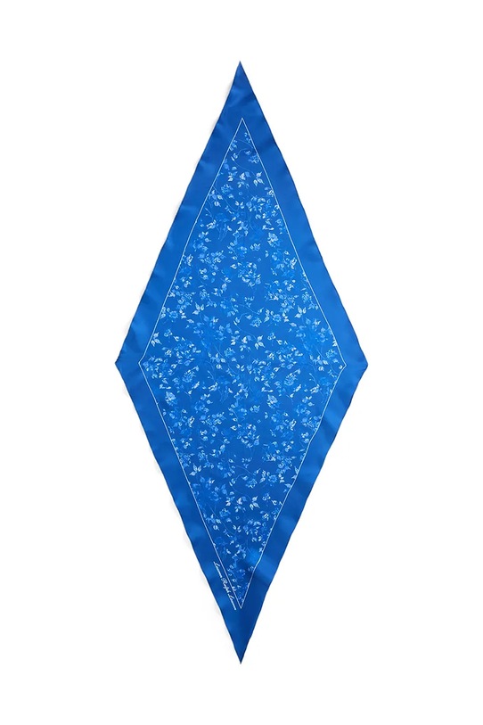 Hedvábný šátek Lauren Ralph Lauren 454966216 modrá SS25