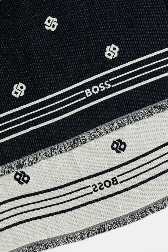 Шарф BOSS тёмно-синий 50535789