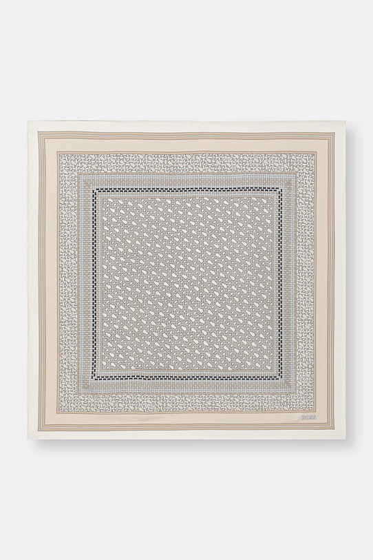 BOSS hustka dámska hodvábna Lainy béžová 50536118