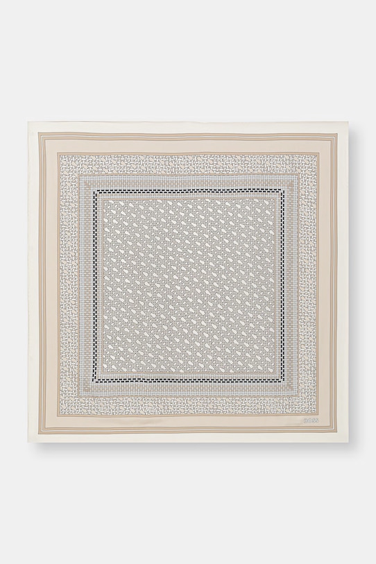 BOSS hustka dámska hodvábna Lainy béžová 50536118