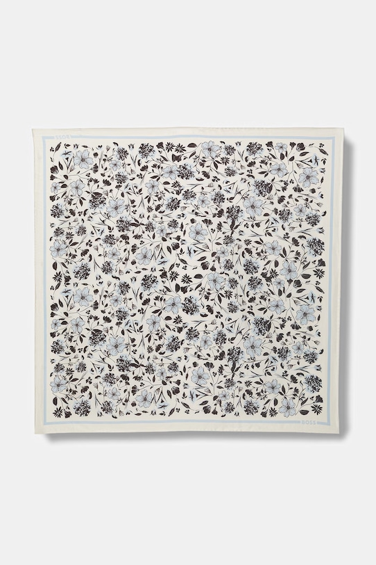 BOSS hustka dámska hodvábna Lainy modrá 50536118