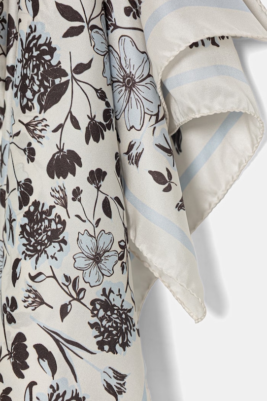 Doplnky BOSS hustka dámska hodvábna Lainy 50536118 modrá