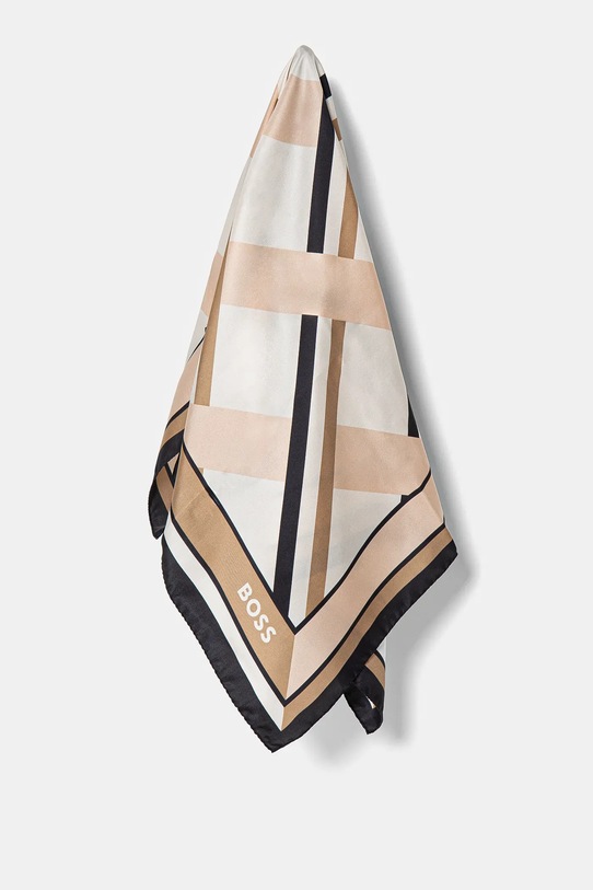 BOSS apaszka jedwabna Lainy tkanina multicolor 50536118
