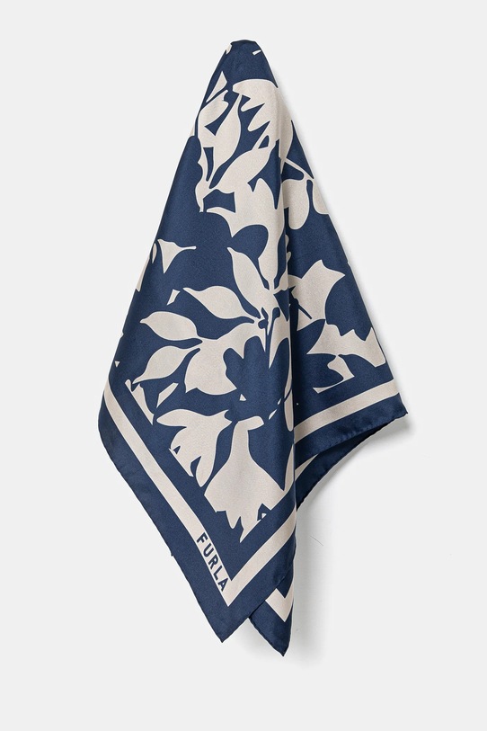 Svileni rubac Furla tkanina mornarsko plava WT00021.BX3592.3659S