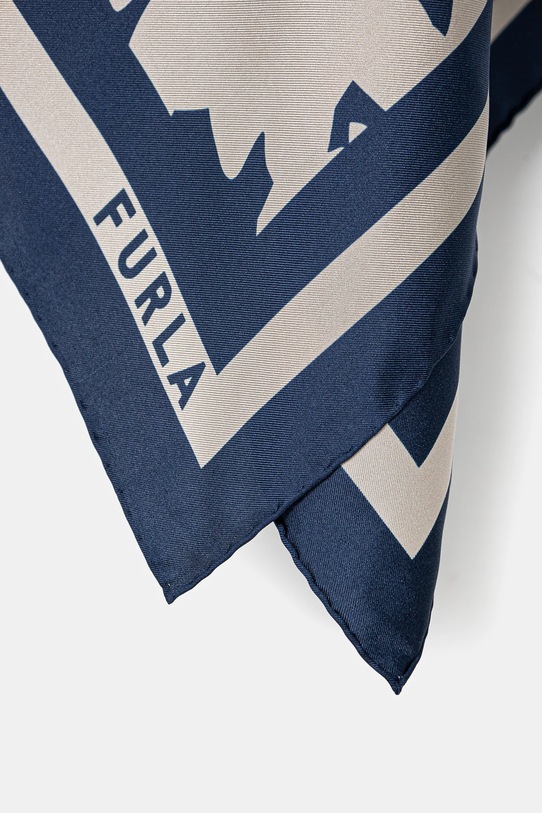 Svileni rubac Furla WT00021.BX3592.3659S mornarsko plava SS25