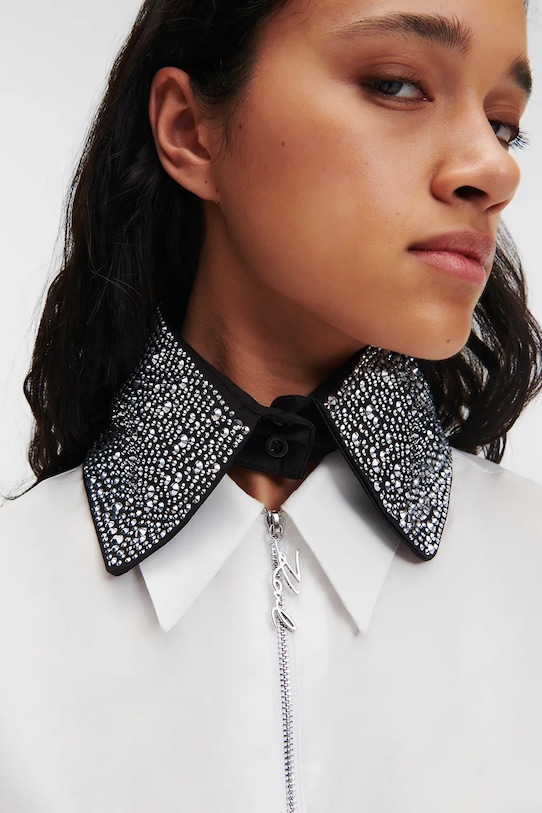 Karl Lagerfeld kołnierzyk ozdobny czarny A1W33028