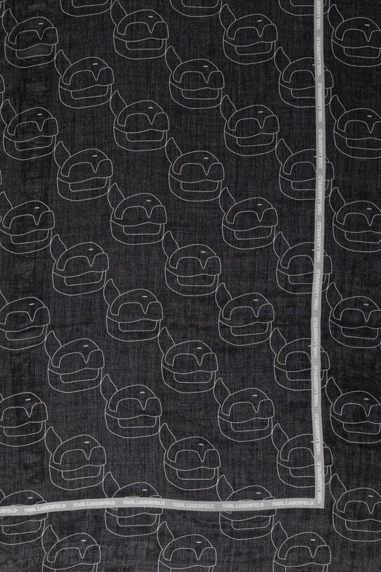 Хустка Karl Lagerfeld A1W33152 чорний SS25
