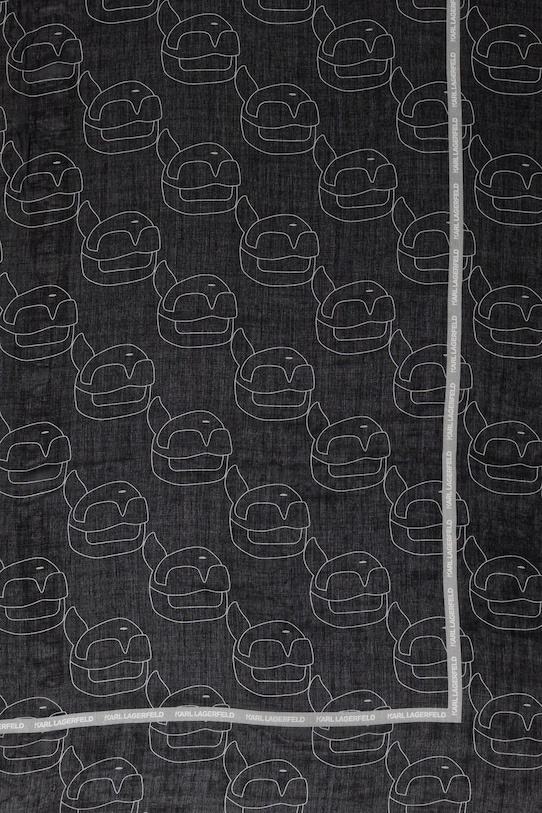 Хустка Karl Lagerfeld A1W33152 чорний SS25