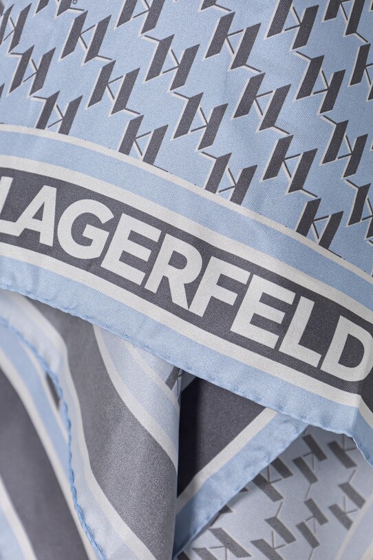 Аксессуары Шелковый платок Karl Lagerfeld A1W33181 голубой