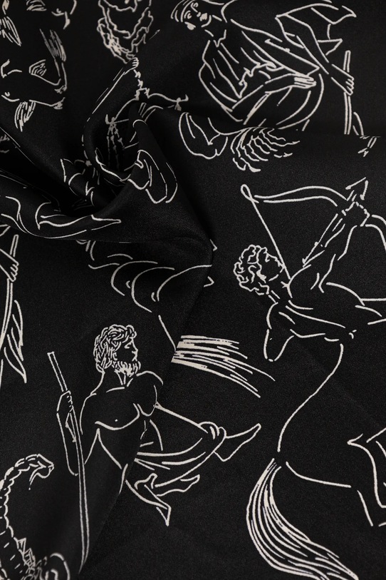 Akcesoria Liviana Conti apaszka jedwabna A5SF09 czarny