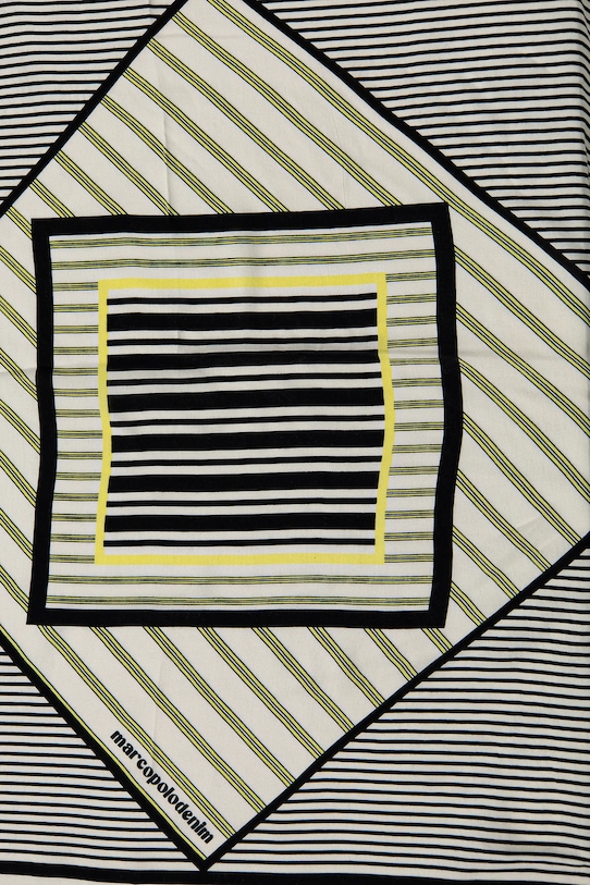 Marc O'Polo apaszka 5000006013 beżowy SS25