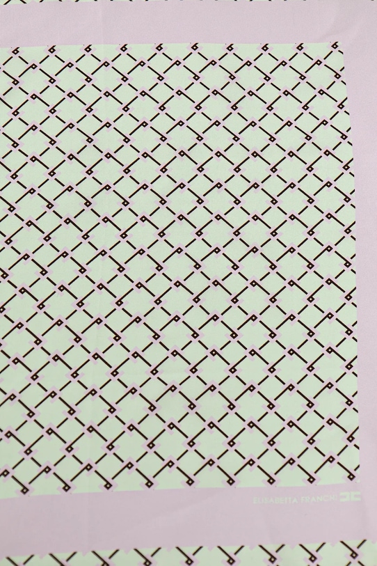 Hedvábný šátek Elisabetta Franchi FO05F51E2 vícebarevná SS25