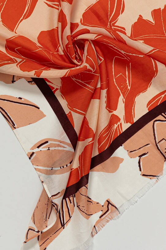 Αξεσουάρ Μεγάλο κασκόλ Marc O'Polo 503802502157 πορτοκαλί