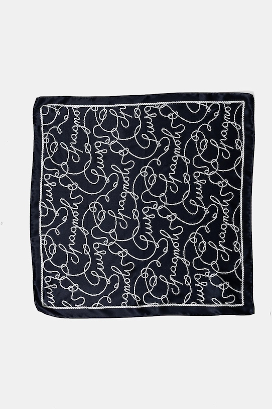 Hodvábna šatka Luisa Spagnoli 541827 tmavomodrá SS25