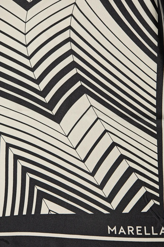 Hodvábny šál Marella AMOS 2513541066 sivá SS25