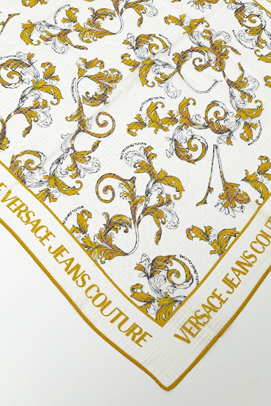 Versace Jeans Couture selyem kendő 78HA7H02.ZG353 fehér SS25