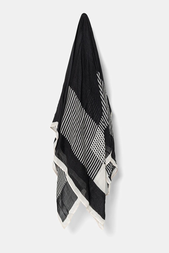 Šátek Sisley látka černá 64JUWU01T