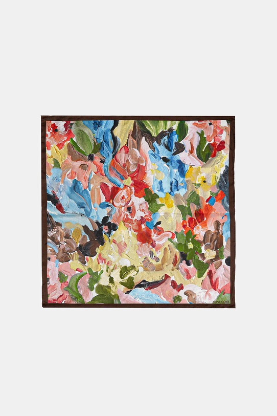 Stine Goya eșarfă de mătase SG.SS25.A010.2287 multicolor SS25