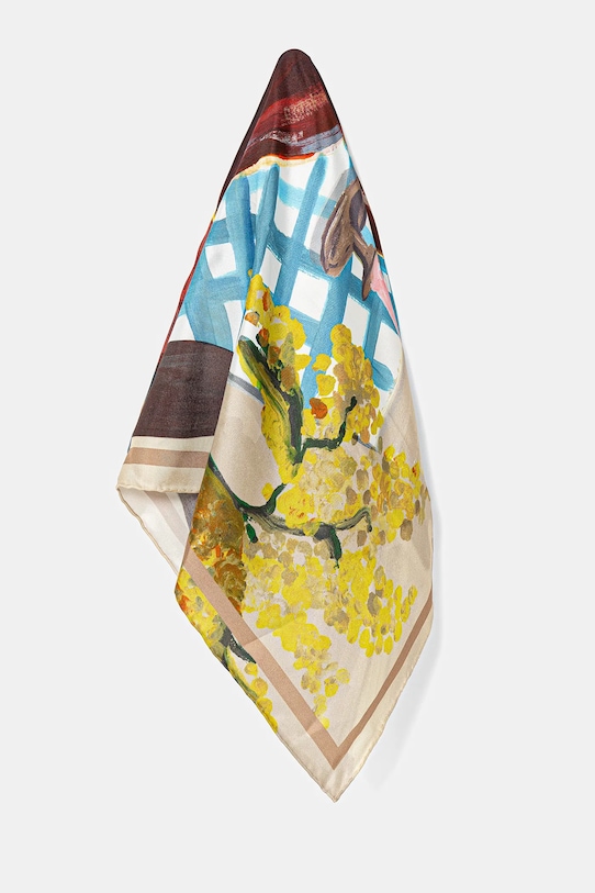 Stine Goya eșarfă de mătase matase multicolor SG.SS25.A010.2287