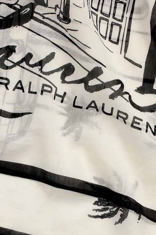 Аксесуари Хустка з домішкою шовку Lauren Ralph Lauren 454972553 бежевий