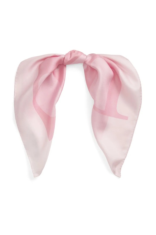 Hodvábna šatka Lauren Ralph Lauren hodváb ružová 454972570