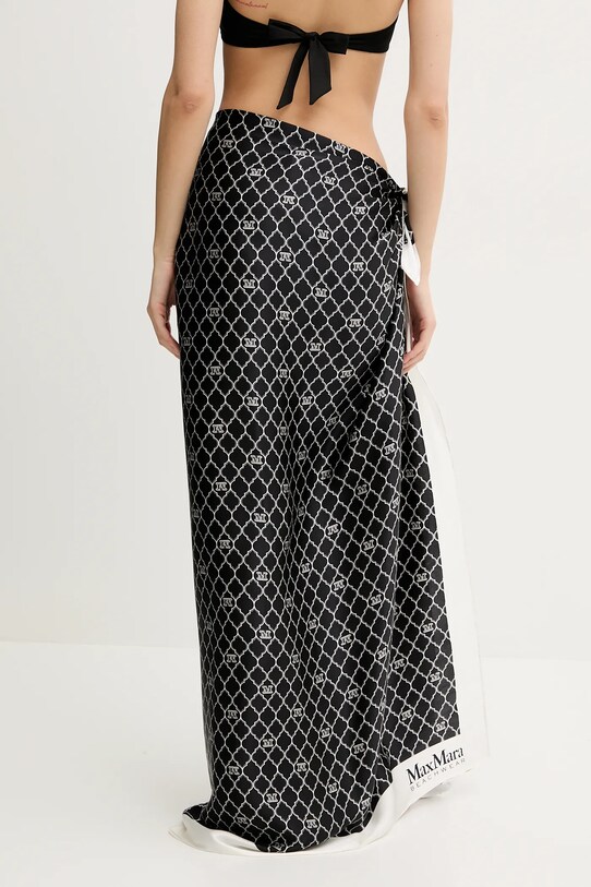 Odjeća Svilena marama za plažu Max Mara Beachwear 2516541019600 crna