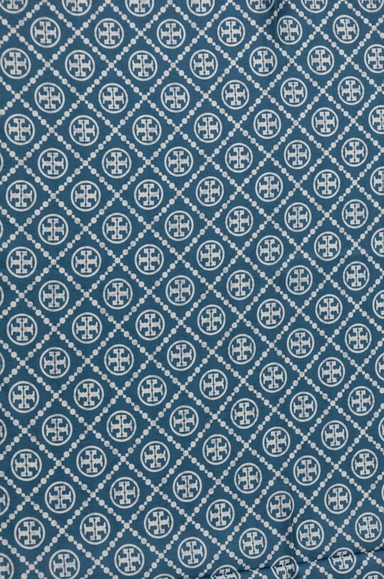 Аксессуары Шелковый платок Tory Burch T Monogram Sublime Silk 166713.400 голубой